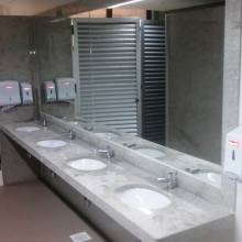 Reforma sanitários bloco 1NEF